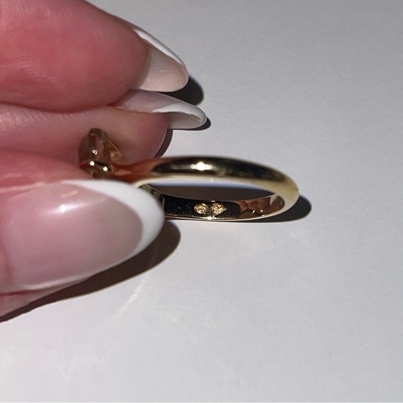 Swarovski Floral Motif Ring in Pink Crystal - Picture 6 of 16